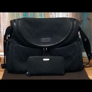 Gucci Diaper Bag with Gucci Wallet